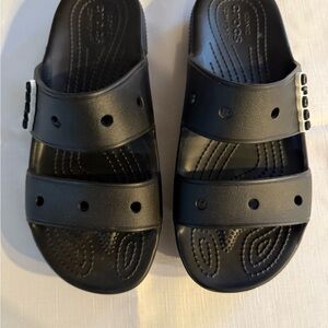 CROCS Black Slide Sandals
